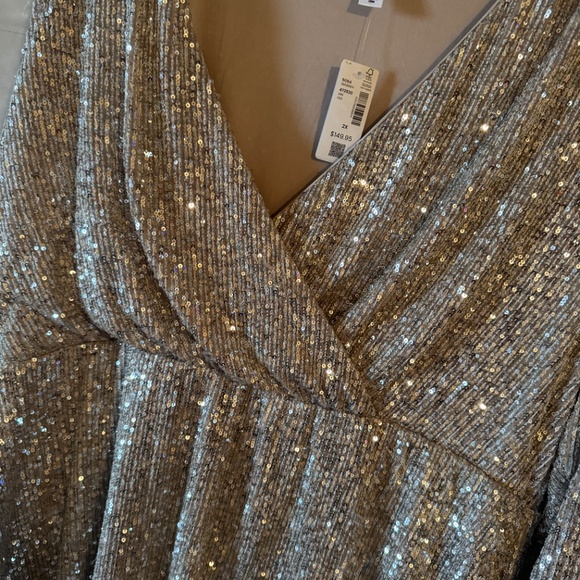 Plus Size Sequin Party Dress - Picture 4 of 4